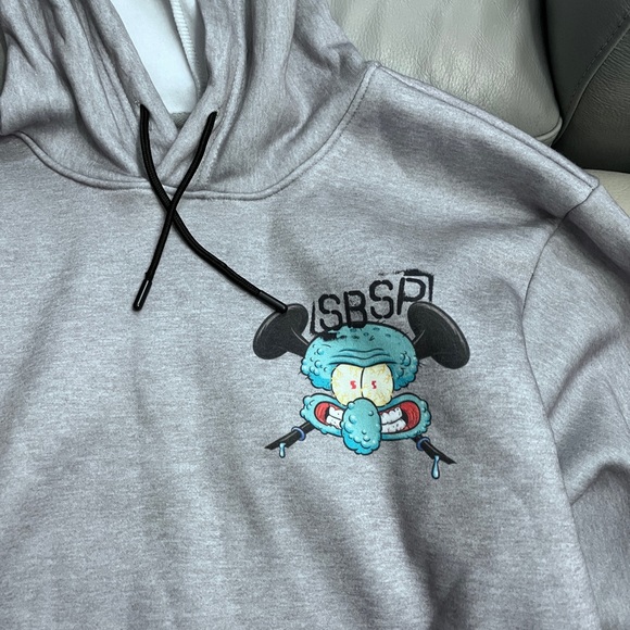 NWT - Members Only x Nickelodeon SpongeBob Men’s Hoodie - Size L - Picture 3 of 9